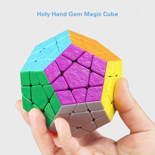 Magic Cubes Magic Cube Stickerless 5x5 Dodecahedron Profesional Magic Speed Puzzle 12 Megaminx Magic Toy Cubo Children Toys Y240518