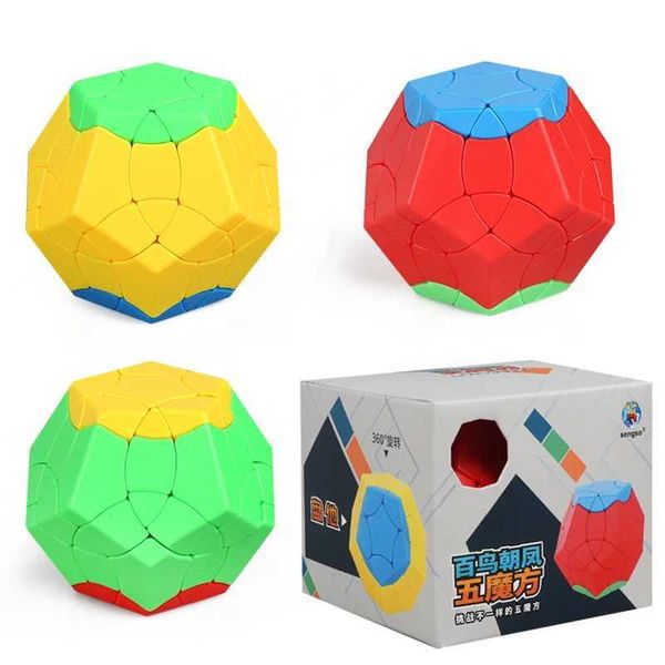 Magic Cubes Magic Cubo Sticulante 5x5 Dodecaedro Profesión Magic Velocidad Puzzle 12 Megaminx Magia Toy Cubo Niños Educational Toys Y240518Rnxo