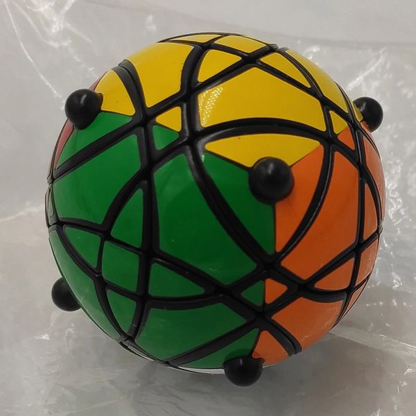 Cubos mágicos MF8 Helicóptero Forma de bola Negro Primario Edición limitada Twist Puzzle Juguete educativo Cubo Mágico Froce Cube 231027