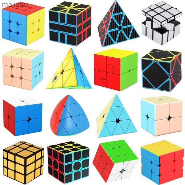Magic Cubes Moyu Meilong Magic Cube 3x3 2x2 Professional 4x4 Special Mirror Speed Puzzle Kids Toys Gift 3x3x3 Original Hongrois Cubo Magicol2404
