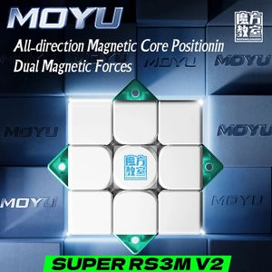 Cubes magiques MoYu Super RS3M V2 Maglev, noyau de boule magnétique, accessoires de Puzzle de vitesse professionnels, Cubo Magico 231019