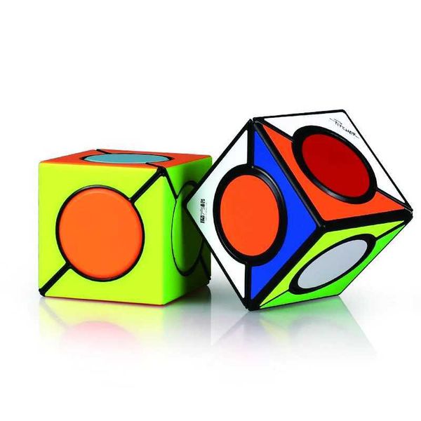 Magic Cubes Nouveaux vendeurs qiyi six spots Speed Magic Cube Professional Fangyuan Puzzle Gift Magico Cubo Education Toy Educ Toy Y240518