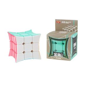 Magic Cubes Puzzle Magic Cube Concave Cube Jinjiao 3x3x3 Layer Stickerless Professional Kids Educatief Logica Game Toys Kids Gifts Y240518