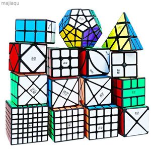 Magic Cubes Qiyi 3x3x3 4x4x4 5x5x5 Speed Magic Cube Puzzle Black Stickers Magic Cube Education Leren Cubo Magico Toys Kids KidsL2404
