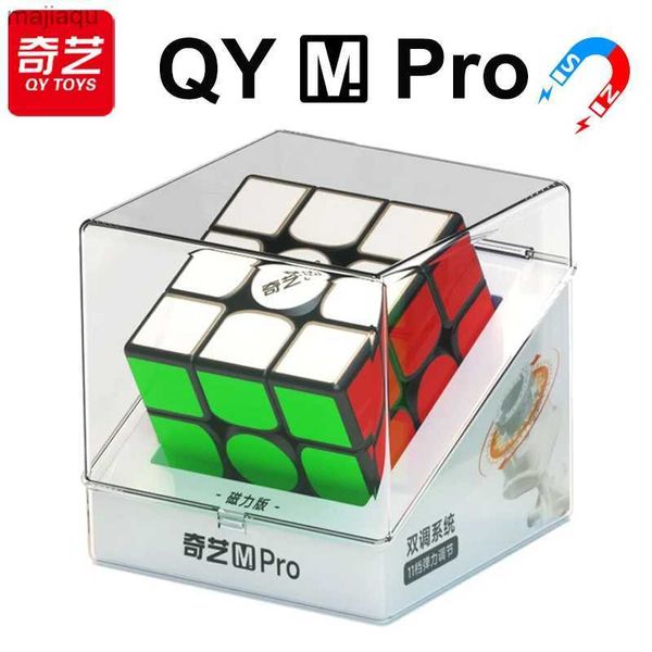 Magic Cubes Qiyi SpeedCube M Pro Magnetic Magic Cube 3x3 Professional 3x3x3 QY 3M Puzzle de vitesse 33 Enfants fidget Toys Original Cubo Magicol2404