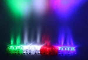 Magische vingerlichten, vingerlaserlichten, vingerringlicht, LED-kerstverlichting, speelgoedlamp buiten rave party glow Toys