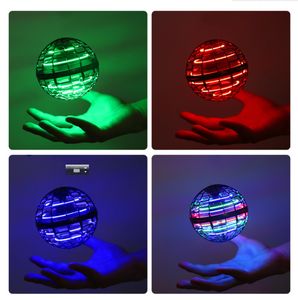 Magic Flying Ball Fingertip Toys Hover Orb Controller Mini Drone Boomerang Spinner 360 Rotating Spinning UFO Safe pour Enfants Adultes Gyro