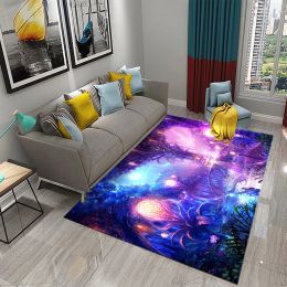 Magic Forest Butterfly Not Slip Carpet Fairy Fantasy Tree House dans Forest Magic Fairytale Taps salon Salle de chambre à coucher