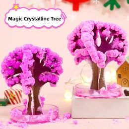 Magic Charger Christmas Paper Crystal arbres Blossom Toys DIY FUN FUN Gift pour les adultes Kids Home Festival Party Decor accessoires
