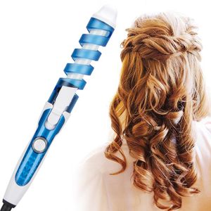 Magic Hair Curler rouleau Spiral Curling Iron Salon Curling Wand Electric Professional Electric Hairyler Beauty St258Q