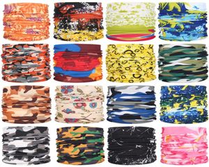 Magic Bandband Neckwarmer Sports extérieurs faces sans couture Masque Bandana Headswear Scarf Scarf Gaiter Fishing Face Masks3667926