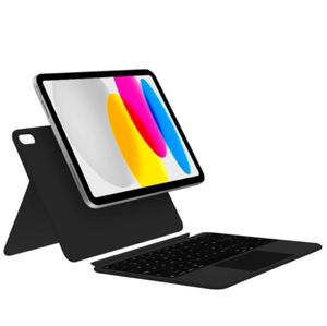 Magic Keyboard Folio Case para iPad 10th Generation 10.9 pulgadas 2022 con teclado táctil Fundas de cuero