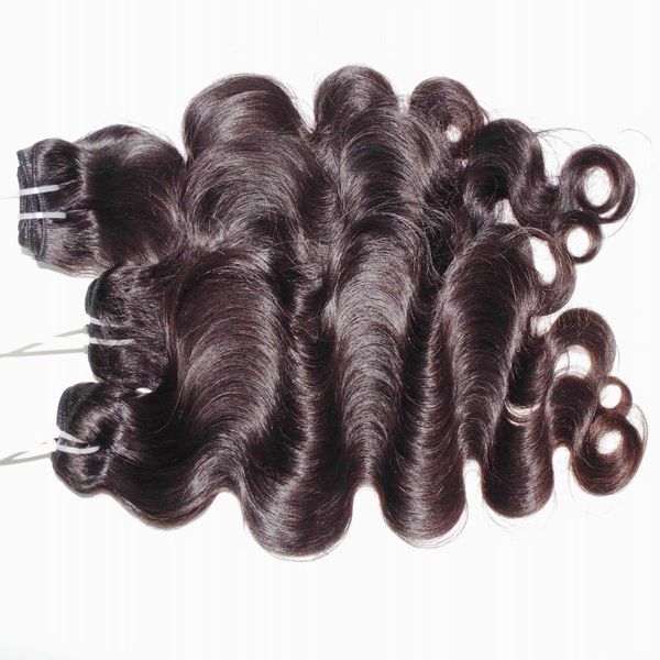 Magic Peerless 8A Temple Indian Body Wave Cabello virgen 4pcs / lot Paquetes sin procesar Color natural Armadura Venta de liquidación