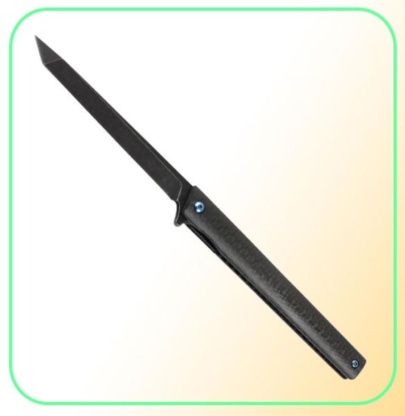 Magic Pen táctico táctico m390 cuchilla plegable cuchillo de cartón mango de fibra de cartón táctico táctica apertura rápida para acampar cuchillos de supervivencia edc to2303712