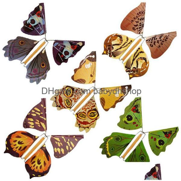 Accessoires magiques Papillon volant Changement avec les mains vides Dom Tricks C3905 Livraison directe Jouets Cadeaux Puzzles Dhpvx