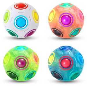 Magic Rainbow Puzz Puzz Ball Ball Game Fun Stress Stress Sensory Toys for Kids Boys Girls Teens Adults7444278