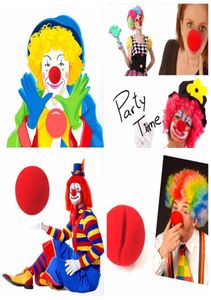 Magique rouge éponge boules pince mousse Clown nez Costume fête déguisement Cosplay bande dessinée Halloween fête de Noël fournitures enfants 3188098