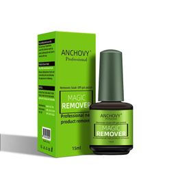 Le dissolvant de vernis à gel à ongles magiques enlève efficacement le vernis à gel UV et le vernis semi-permanent en bouteille de 15 ml avec une explosion magique