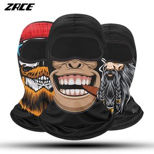 Foulards magiques Armée Protection solaire extérieure Cagoule Moto Masque Bandana Respirant Cyclisme Casquette d'hiver Masque de ski Camping Vélo Coiffures 230424