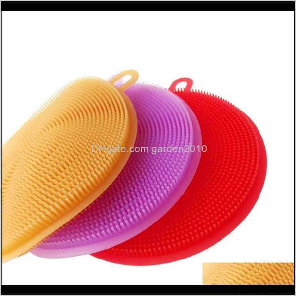 Magic Sile Dish Bowl Nettoyage Tampon À Récurer Pot Pan Brosses De Lavage Nettoyant Fournitures De Cuisine Wen4604 3Zqnf Njfp9