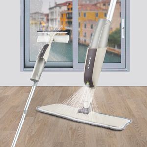 Magic Spray Mop Floor Windows Clean Mop met Lange Handvat Hoge Kwaliteit Microfiber Doek Keuken Badkamer Dedicated Reinigingsgereedschap T200703