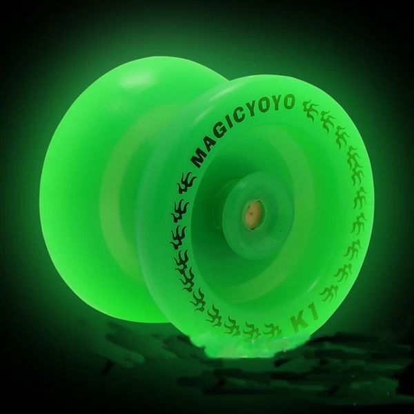 Magic yoyo K1 luminoso profesional yo-yo personalizado plástico multicolor yo-yo niños juguetes clásicos 240116