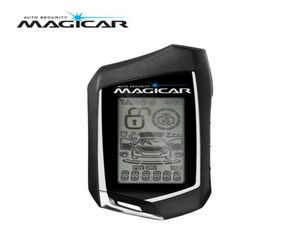Magicar Auto Alarm Beveiligingssysteem Tweeweg LCD Afstandsbediening Starter M310 Zilver M906F28468245960
