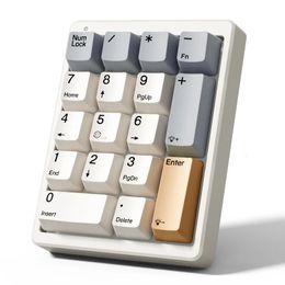Magicforce M7 Digital Mecánico Numérico Tipo de tipos de tipos de portavoz externo PC teclado PC Switch White Backli 231221