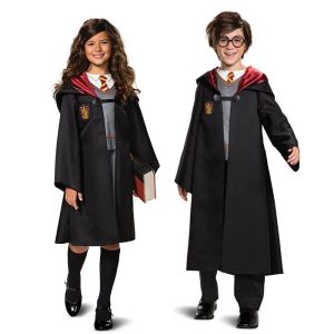 Magicien Potter Boys Costume Kids School Wizard Cosplay Girls Uniform Uniform Cloak Halloween Cosplay Witch Tenue pour enfant