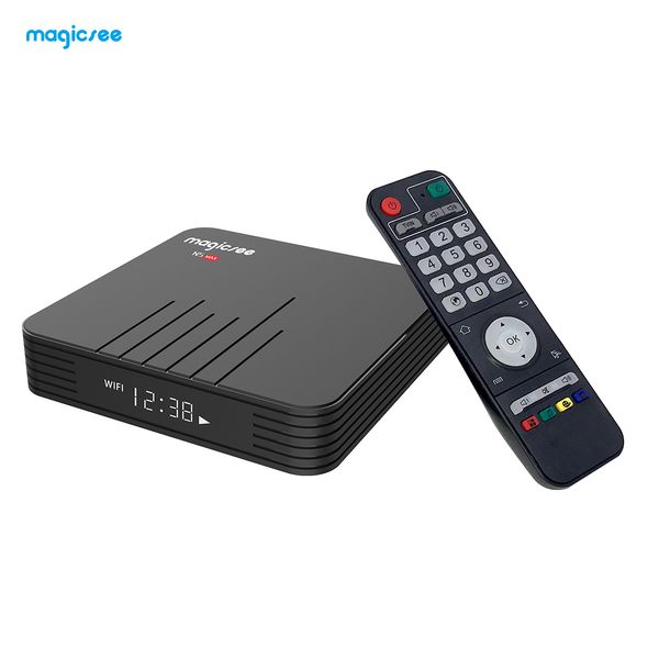 Magicsee N5 Max Amlogic S905X3 Android 9.0 TV BOX 4G 32G Rom 2.4 + 5G Double Wifi Bluetooth 4.1 Smart Box 4K Set Top Box