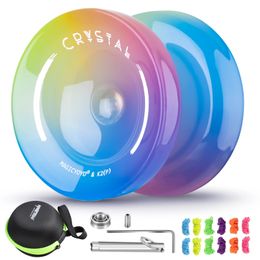 MAGICYOYO Crystal Yoyo K2 Yoyo réactif professionnel pour enfants débutants Yo-Yo à double usage pour Yo-Yo avancé sans réponse 240301