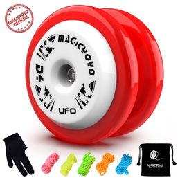 Magicyoyo D4 UFO Responsive Yoyo Professional Looping Yo para Kits Beginner Plastic Yoyo Great 2a Trucos 240329