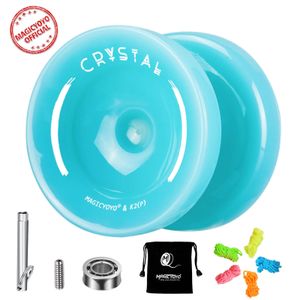 MAGICYOYO K2 CRYSTAL Yoyo Yo-Yo réactif à double usage pour débutant, roulement insensible de remplacement pour avancé 240117