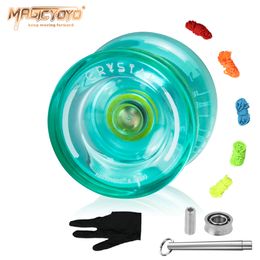 MagicyOyo Nieuwe Collectie Responsive Crystal YOYO K2P, Plastic Yo Yo voor Kinderen Beginner Vervanging Niet-reagerend lager voor Advancer LJ201031