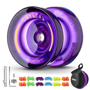 Magicyoyo réactif yoyo pour les enfants k2 cristal double usage plastique yo-yo pour les débutants remplacement de la balle non réactive roulant 240428