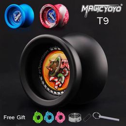 MAGICYOYO T9 Novice Advanced Professional Yoyo Responsive Aleación de aluminio Fancy Kids Toy Gift Accesorios gratis 240311