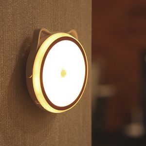 L'aimant peut absorber la veilleuse rechargeable UBS Smart induction du corps humain LED chambre lampe de chevet offre spéciale transfrontalière