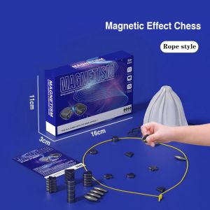 Magnet Chess Game Educatieve Checkers Game veelzijdige ortable schaakbord kinderen/volwassenen speelgoed familie verzameling kerstcadeau