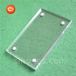 Aimant combiné acrylique porte-affiche plat magnétique horizontal cadre en plastique transparent po A5 A4 étiquette carte affiche table bureau display1253m