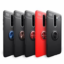 Magneet Metalen Kickstand Soft Case voor Xiaomi Redmi Note 8 Pro Note 8 Note7 Redmi 8A 7A 7 MI 9 SE MI8 9PRO