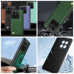 Magneet Ondersteuning Autobeugel Cases Voor Iphone 15 Pro Max 14 Plus 13 12 11 X XR XS 8 7 Iphone15 Verticaal PU Leer Hard PC TPU Schokbestendig Mobiele Telefoon Achterkant Huid