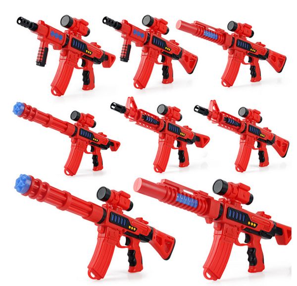 Jouets pistolet à assemblage acousto-optique magnétique, 36 types de jeux de bricolage, démontage électrique, cadeaux pour garçons, jouets du commerce extérieur