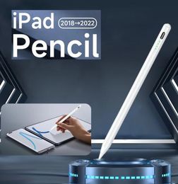 Stylus activo magnético Capacitivo Imán Lápiz de dibujo Plumas de pantalla táctil inalámbrica Bluetooth de segunda generación para Apple iPad Pro 11 10 Air 2 3 4 5 6 7 8 9 Mini Pro Tablet PC