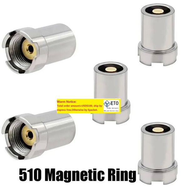 Adaptador magnético de repuesto, herramienta de conector de anillo de Metal magnético para batería UNI Pro S Vmod de 510 hilos, 12 LL