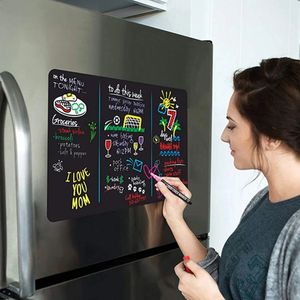 Magnetisch Schoolbord Uitwisbare Koelkast Krijtbord Sticker Markeer Plaats voor Kinderen Marker Organisator Schrijven Tekening Mini Board 240227