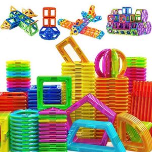 Magnetische blokken 50-184PCS Mini-formaat magnetische bouwsteen Magneetontwerper Set DIY Creative Building Block Childrens Education Toys WX