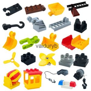 Magnetische blokken Grote bouwstenen Verkeer Mechanische constructie Accessoires Emmer Compatibel Grote stenen ldren Kind Creativiteit Speelgoed Giftvaiduryb