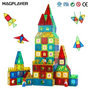 Bloques de construcción magnéticos, juego de construcción, juguete para niños, bloques magnéticos, azulejos Montessori, juguetes educativos para niños, niños, niñas, regalos 240110