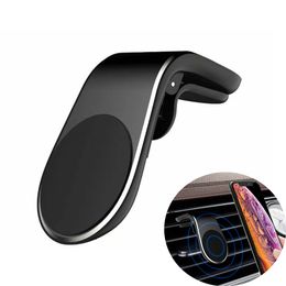 Magnetische autohouder Air Vent Clip Mount Stand in auto voor iPhone 14 Samsung Magneet GPS Mobiele telefoonhouders