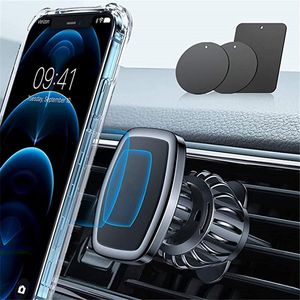 Support de téléphone de voiture magnétique pour iPhone 12 4-6,9 pouces universel noir mains libres pratique support de montage d'évent OEM Mobile Smartphone support de support de téléphone portable